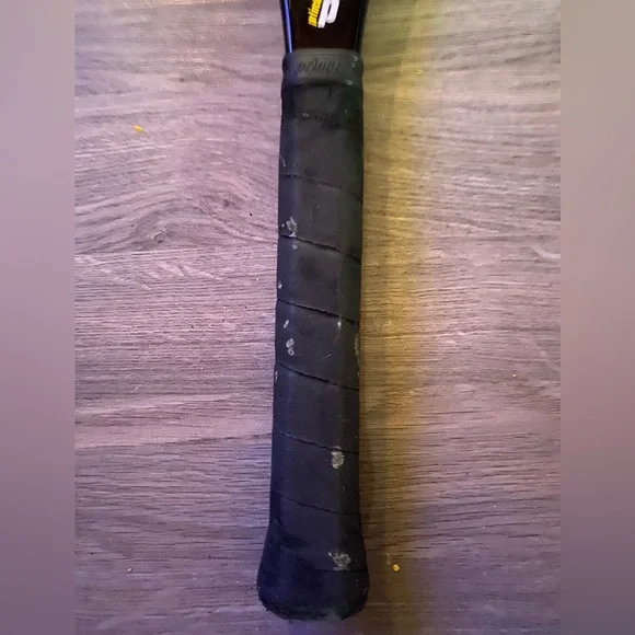 Prince Rage Titanium Racket in Black and Yellow - Picture 5 of 7